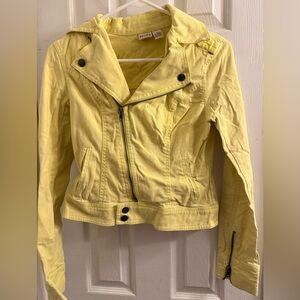 Vintage Y2K Mudd Yellow Women's Jean Jacket size small